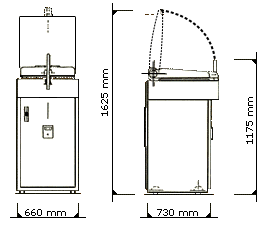 hydraulic divider dimensions